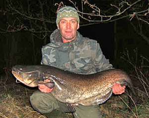 Kevin Grantham 52lb 4oz First Catfish!