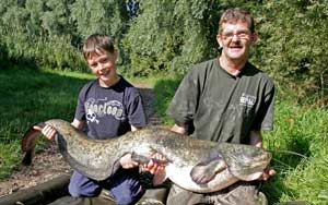 John Westgate 52lb 8oz Lakemore Record Catfish