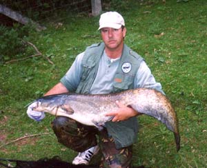 Mark Satchwell 39lb 12oz Erics Lake, Shatterford